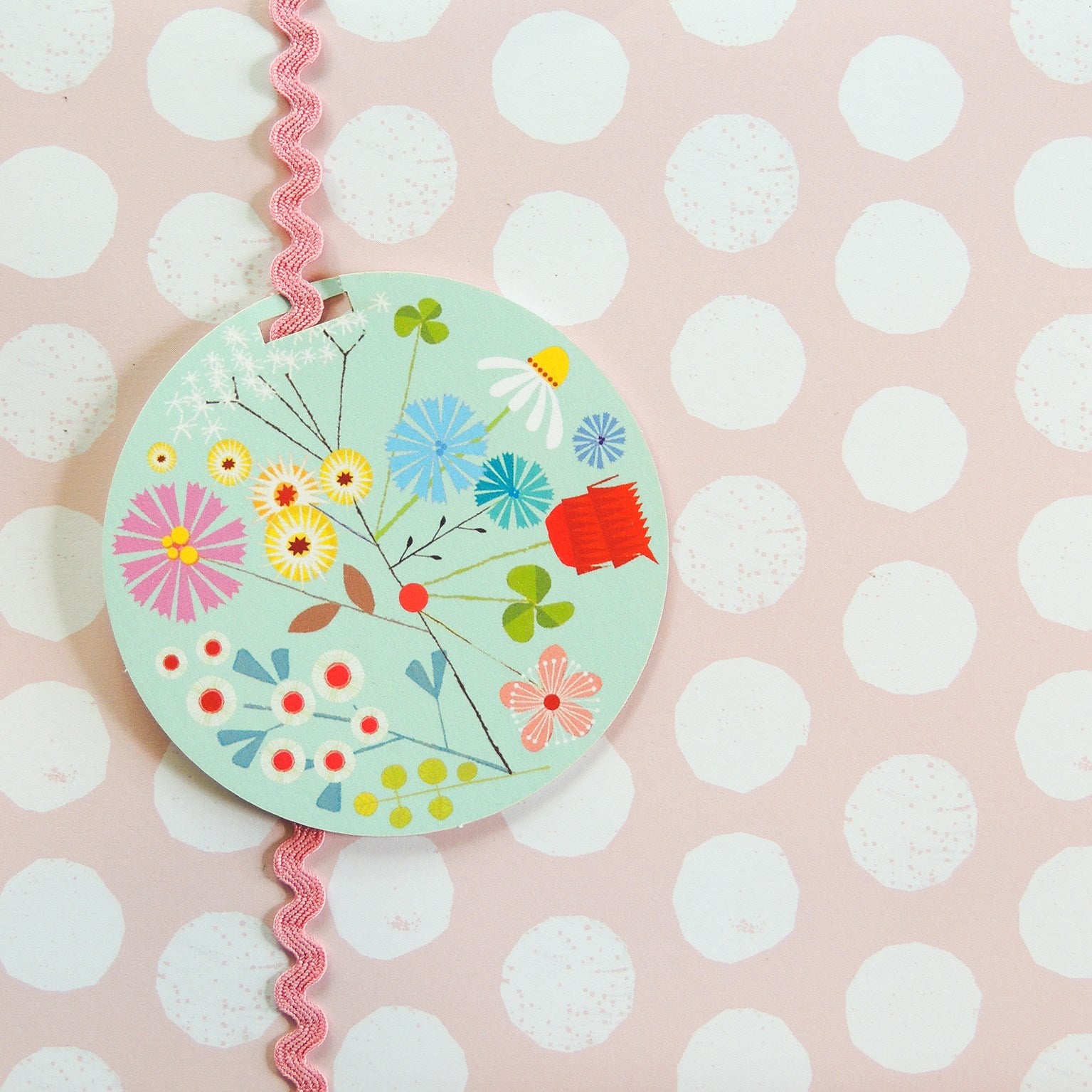 floral gift tags