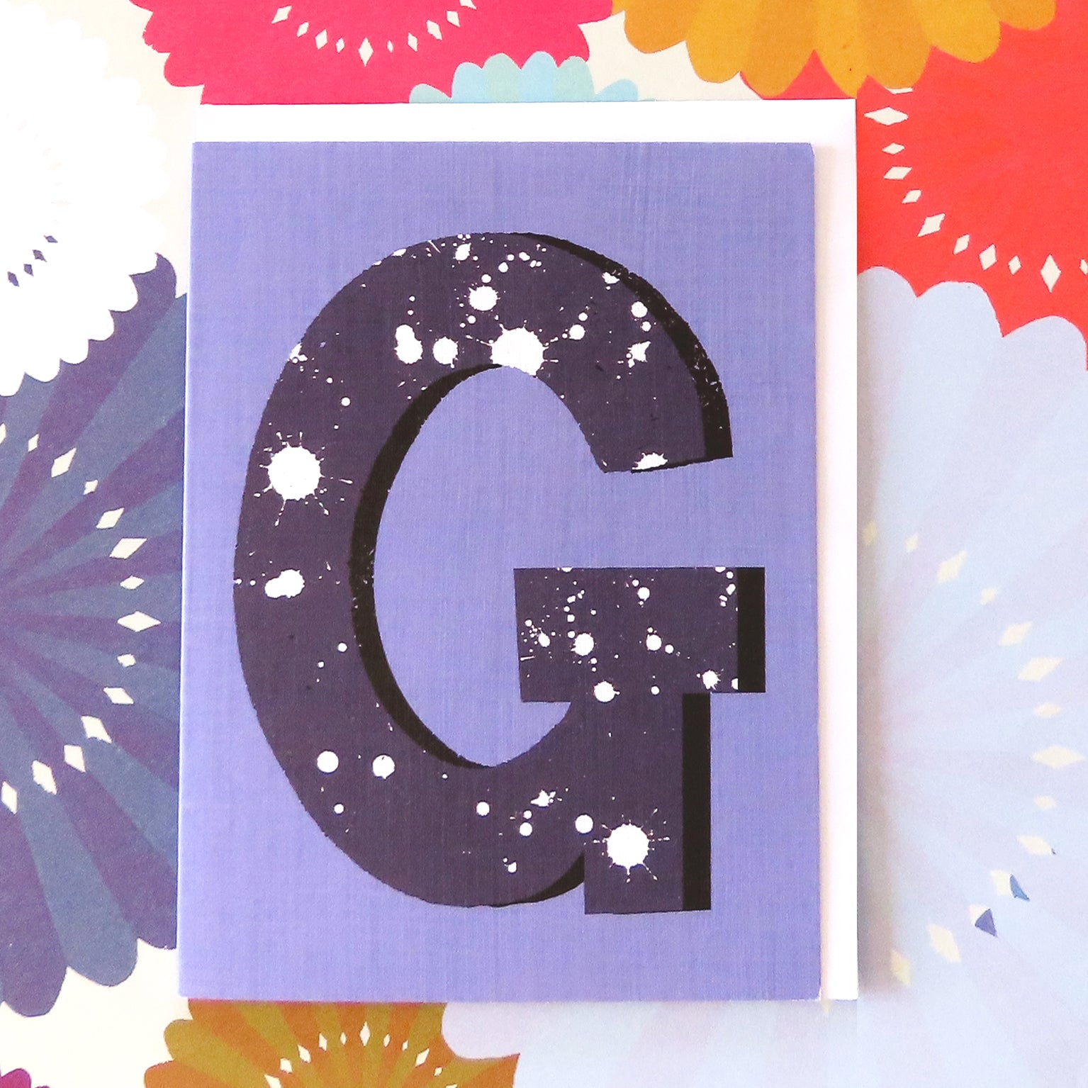 mini G alphabet card