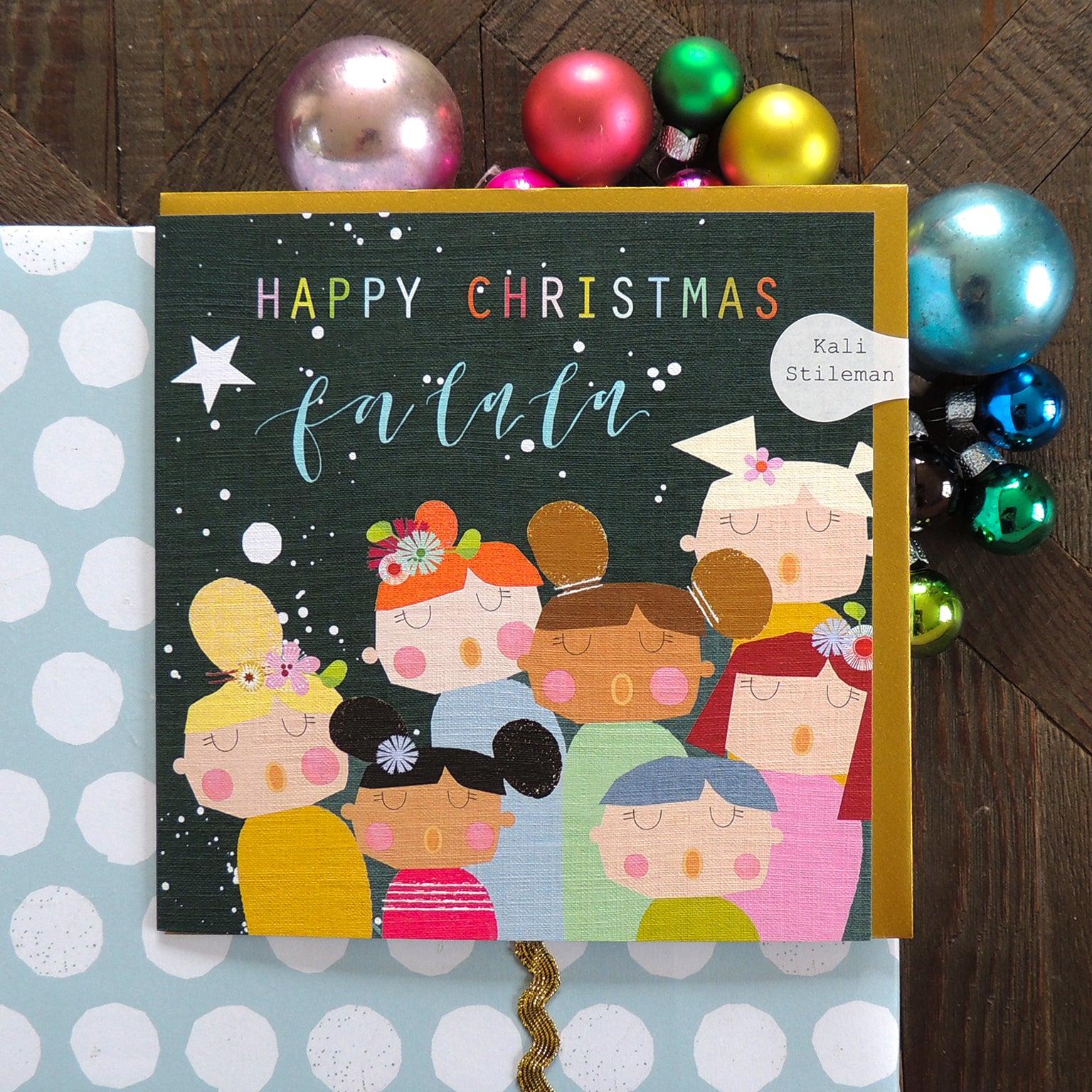 XX08 carol singers Christmas card